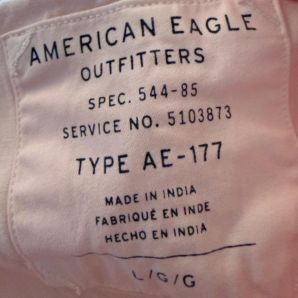 American Eagle Outfitters Light Pink Half Zip Pullover Jacket - Picture 2 of 8